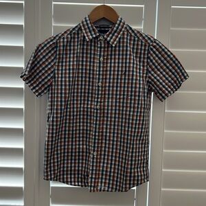 Nautical Boys Short Sleeve Button Down Shirt. Size Medium. Like New!
